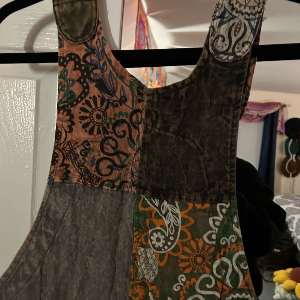 Rising International Multicolor Patchwork wide le… - image 9